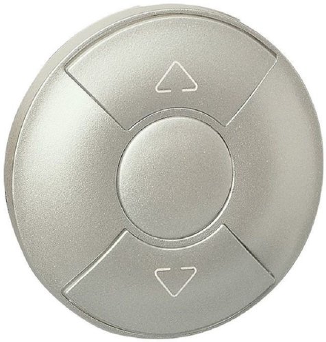 Лицевая панель Legrand Celiane для 2-кл. выключателя жалюзи титан фото Лицевая панель Legrand Celiane для 2-кл. выключателя жалюзи титан картинка